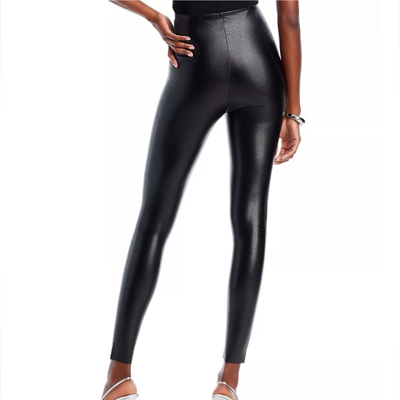 Commando Perfect Control Faux Leather Leggings Size Medium - Picture 3 of 9